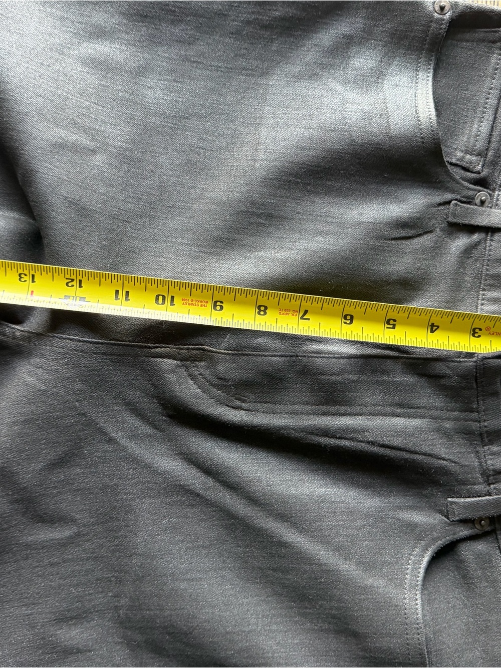 Frame Denim Le Sleek Straight Women’s Jeans - Waxed Black - Picture 6 of 8